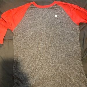 Like new Hurley Brand Baseball Tee. Medium sleeve